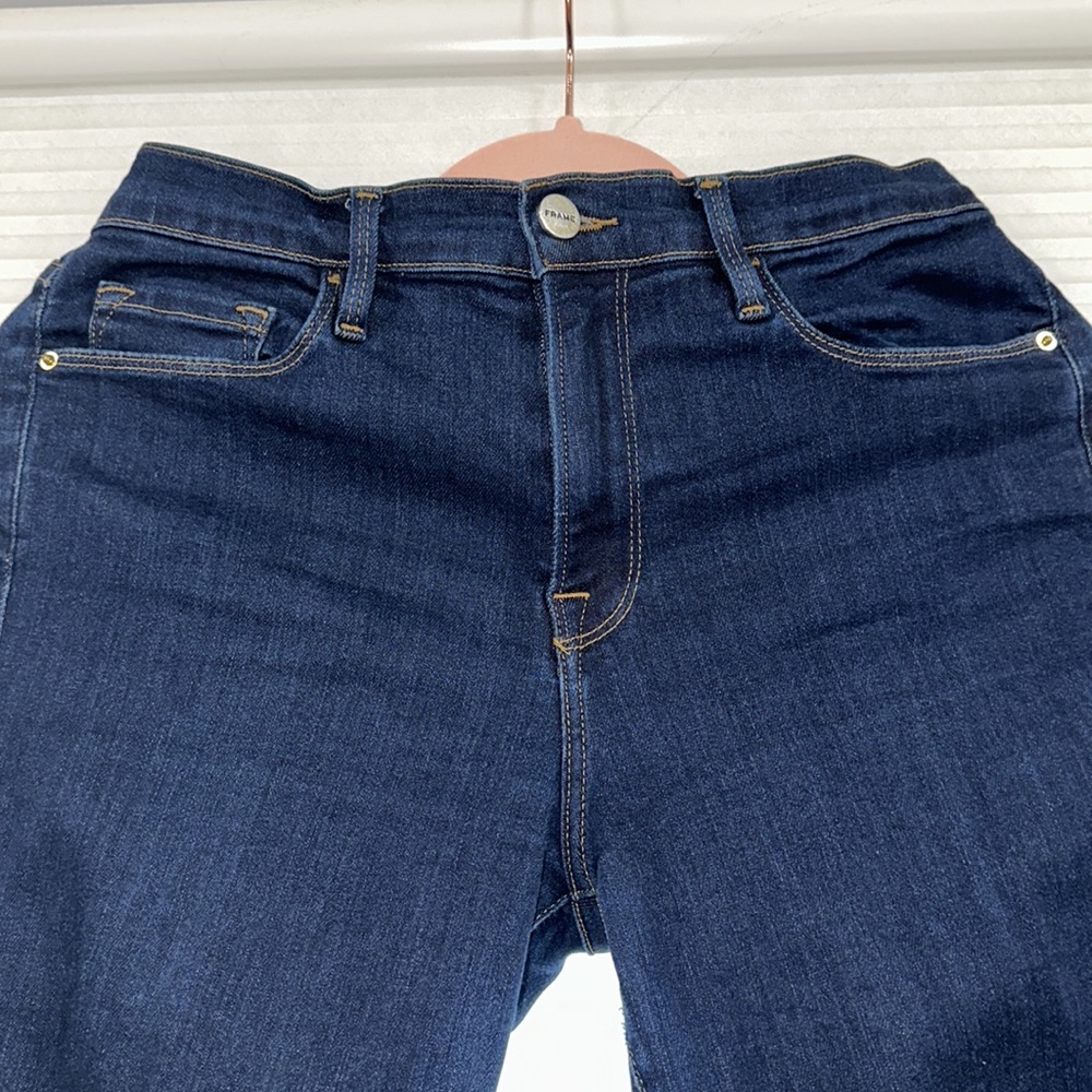 Skinny Jeans with raw hem by FRAME Size 28. - Picture 5 of 12